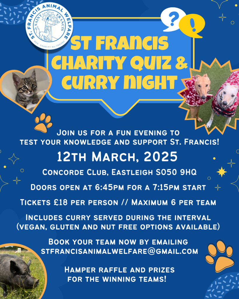 March Quiz & Curry Night | 12th March | Concorde Club, Eastleigh